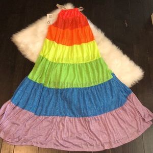 Pitusa Rainbow Dress OSFA NWT